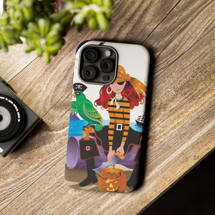 Moonlit Pirate Halloween Phone Cases