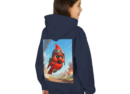 Cardinal Dive Bomber Youth Heavy Blend Hooded Sweatshirt