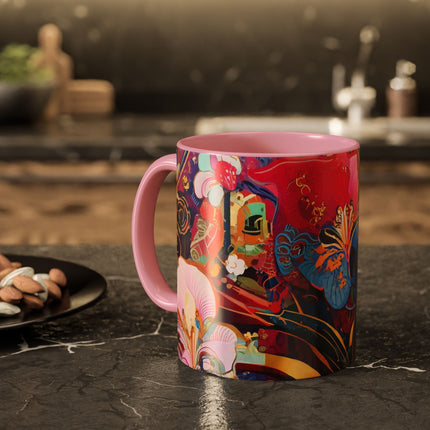Ethereal Irises Colorful Mugs (11oz, 15oz)