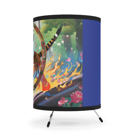 Majestic Tiger Cub Tripod Lamp