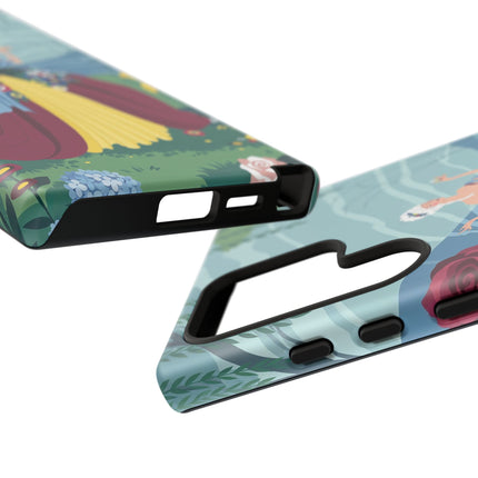 🌹🌿 The Willow Garden Promenade Phone Case – Art Deco Floral Elegance