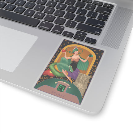 May & Emerald (from the Gem Series) by Sofia Chiostri Kiss-Cut Stickers (4 Sizes)