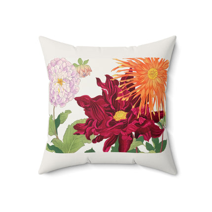 Dahlia by Tanigami Kônan Spun Polyester Square Pillow