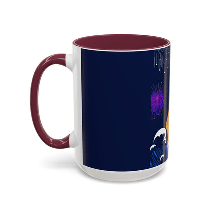 Liberty's Triumph Colorful Mugs – Art Deco Glory & Triumphant Spirit