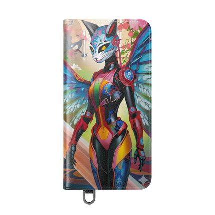 🦊🦋 Cyber Kitsune Butterfly Guardian Phone Case – Neon Magic & Digital Dreams