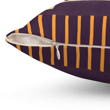 La décoration moderne dans le textile Pl. 17 by Gaston Charlet Spun Polyester Square Pillow