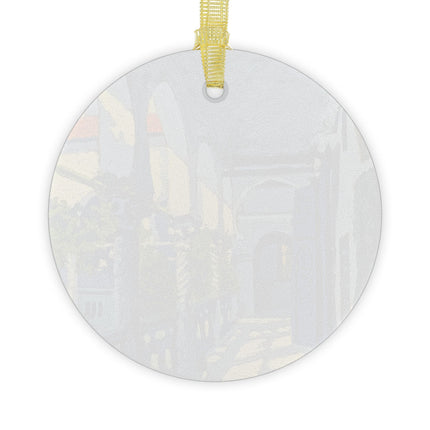 Gallery of a Moroccan Riad by George Gaudion Glass Ornament