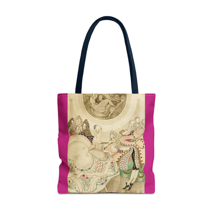 Sur talons rouges by Gerda Wegener Tote Bag (AOP)