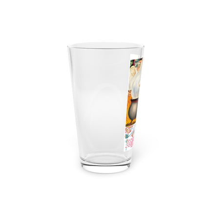The Hallowe'en Cauldron In the Firelight's Gleam  Glass, 16oz