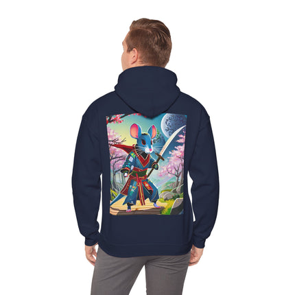 Cyber Samurai Rat – Heavy Blend™ Hooded Sweatshirt