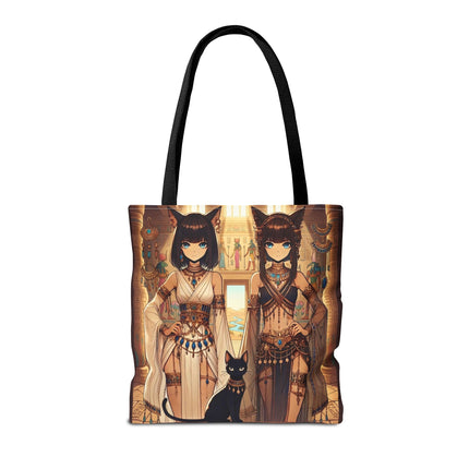 The Egyptian Priestess Cats Tote Bag – Temple Guardians & Ancient Grace