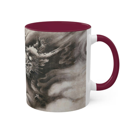 Japanese dragon by Yamada Dōa Colorful Mugs, 11oz