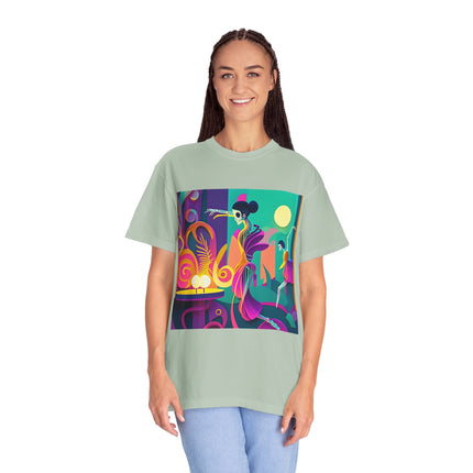 Dance of the Skeleton Ballerinas Unisex Garment-Dyed T-shirt