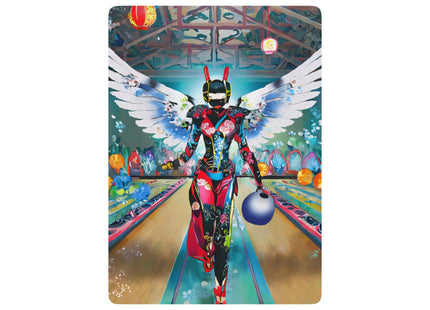Samurai Robot Angels Playing Cards