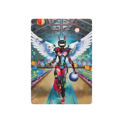 Samurai Robot Angels Playing Cards