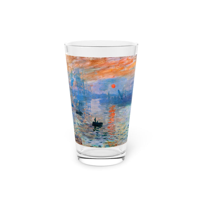 Sunrise by Claude Monet Glass, 16oz