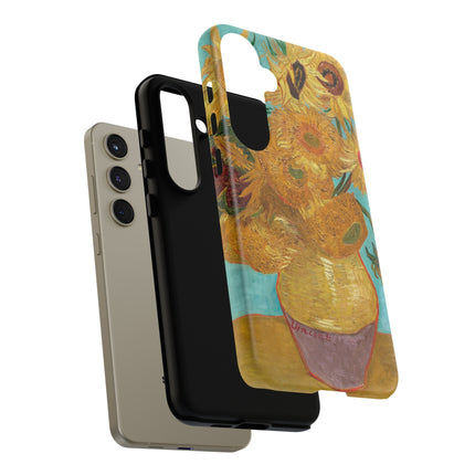 Vase with Twelve Sunflowers by Vincent Van Gogh Phone Cases