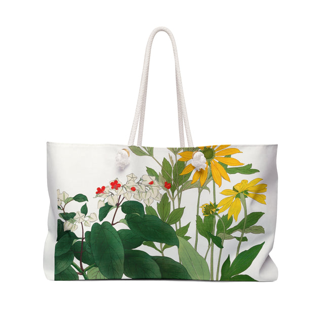 Clerodendrum & Rudbeckia by Tanigami Kônan Weekender Bag
