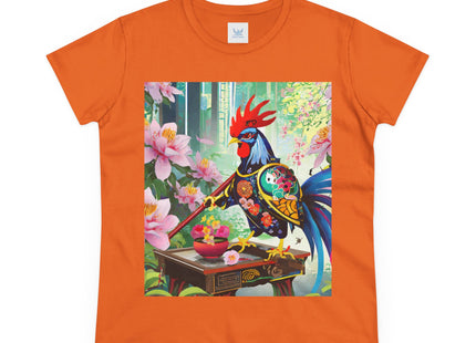 Cyberpunk Rooster Cotton Tee