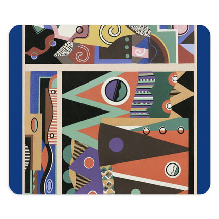 Collection decors et couleurs Pl.03 by Georges Valmiers Mouse Pad, Round and Rectangle