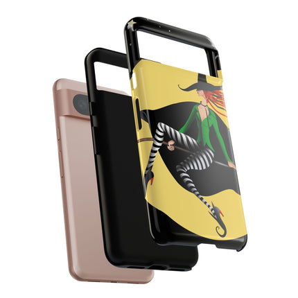 A Witch’s Moonlit Flight Phone Cases