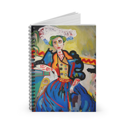 A Mulher by Amadeo de Souza-Carosa Spiral Notebook - Ruled Line