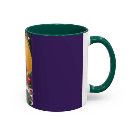 The Jewel Pavilion Colorful Mug (11oz, 15oz) – Royal Elegance, Peacock Beauty & Jewel-Toned Splendor