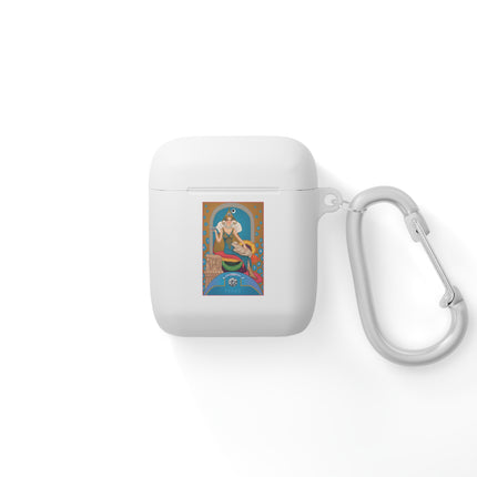 April & Diamond AirPods Case — Gem Series by Sofia Chiostri