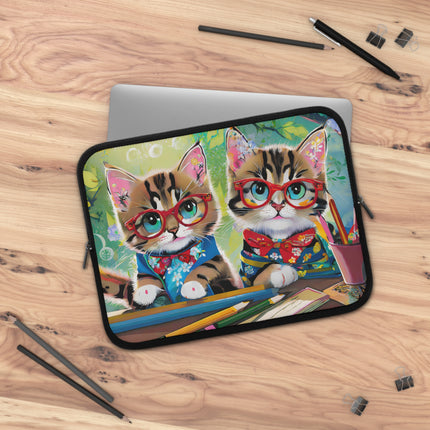 Kitten Scholars Laptop Sleeve