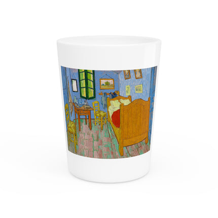 The Bedroom by Vincent Van Gogh Ceramic Shot Glass