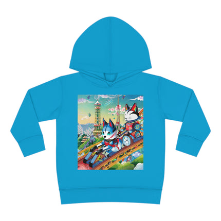 Kitsune Carnival Toddler Pullover Fleece Hoodie