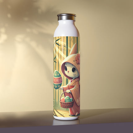 Geisha Kitten’s Easter Slim Water Bottle