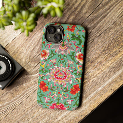 Colorful Floral Pattern by Owen Jones Phone Cases