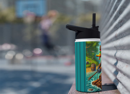 The Daring Drake Stainless Steel Water Bottle, Standard Lid