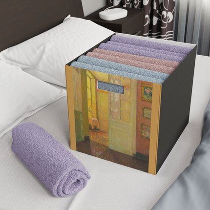 Interior, Window Light by Henri Le Sidaner Felt Storage Box