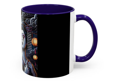 Geisha’s Black Ink Tears Colorful Mugs (11oz, 15oz)