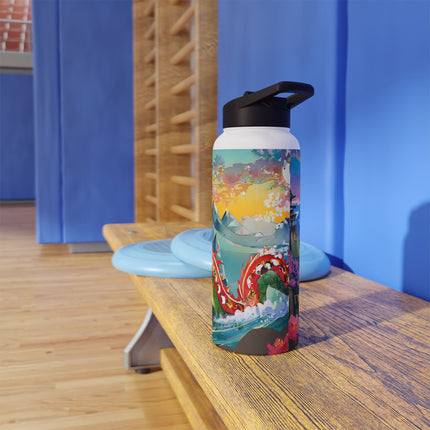 Chinese Dragon Stainless Steel Water Bottle