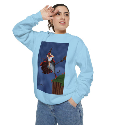 The Enchanted Witch Unisex Garment-Dyed Sweatshirt