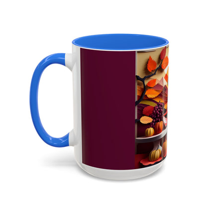 Shih Tzu at an Autumn Colorful Mugs (11oz, 15oz)
