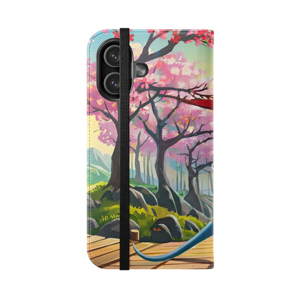 🐀⚔️ Cyber Samurai Rat Flip Case – Neon Discipline & Futuristic Skill