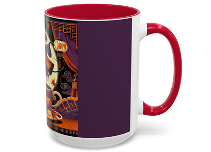 Theatrical Halloween Mice on Teacup Colorful Mugs (11oz, 15oz)