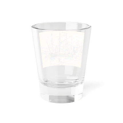 Marseille by Paul Signac Shot Glass – Tall Ships & Harbor Glow
