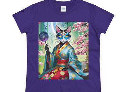 Cyberpunk Geisha Cotton Tee