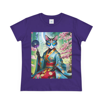 Cyberpunk Geisha Cotton Tee
