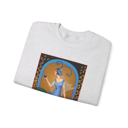 September & Sapphire (from the Gem Series) by Sofia Chiostri Heavy Blend™ Crewneck Sweatshirt