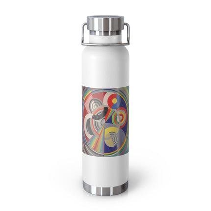 Rythme No. 1 by Robert Delaunay Copper Vacuum Insulated Bottle, 22oz