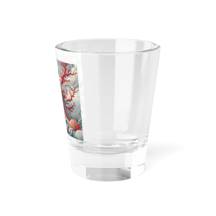 Ladies by the Quiet Sea Shot Glass – Elegant Coastal Fantasy