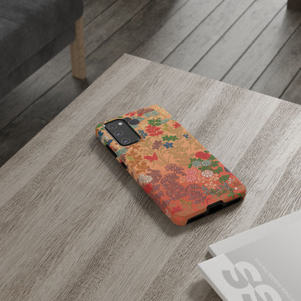 Ornamental Japanese Flower Pattern Phone Cases