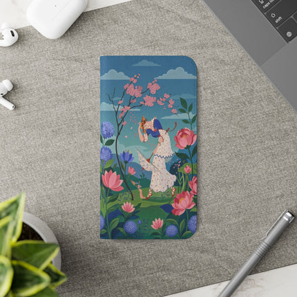 🌸🌿 The Garden Hide-And-Seek Flip Case – Art Deco Floral Whimsy
