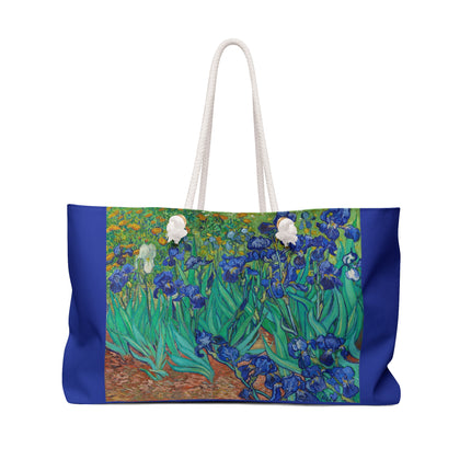 Irises by Vincent Van Gogh Weekender Bag